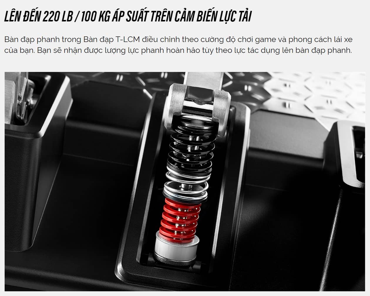 Bàn Đạp Pedal Thrustmaster T-LCM Pedals