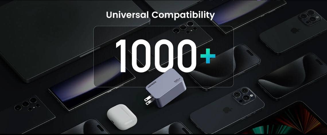 Củ sạc nhanh đa cổng GaN Nexode 100W Ugreen 25873 5