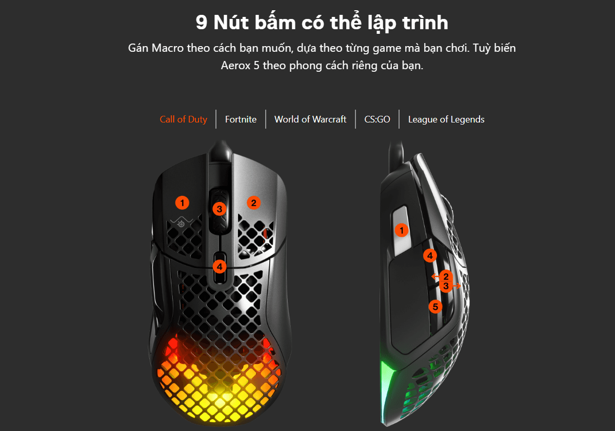 SteelSeries Aerox 5 3