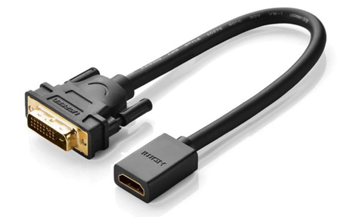 Cáp chuyển đổi DVI 24+1 to HDMI Ugreen 20118 2