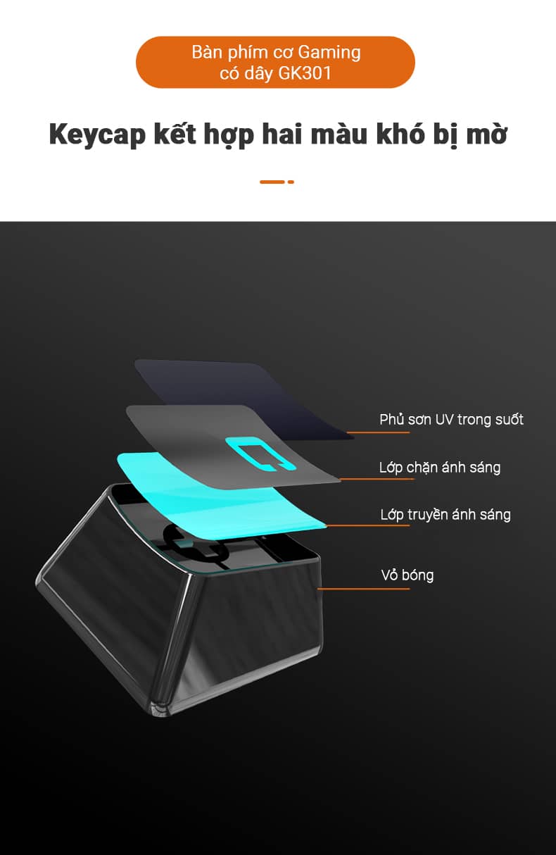 Bàn phím cơ Gaming Lecoo GK301 4