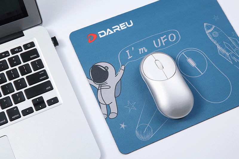 Chuột không dây DAREU LM166D Trắng Bạc 3