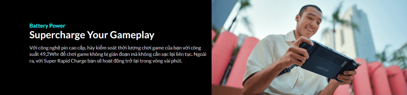 Máy chơi game cầm tay LENOVO LEGION GO 8APU1 (83E1004KVN) 20