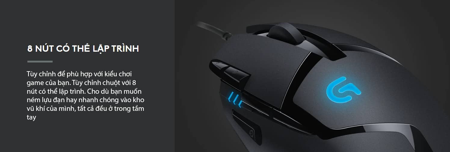 Chuột game Logitech G402 Hyperion Fury (USB/đen) 6