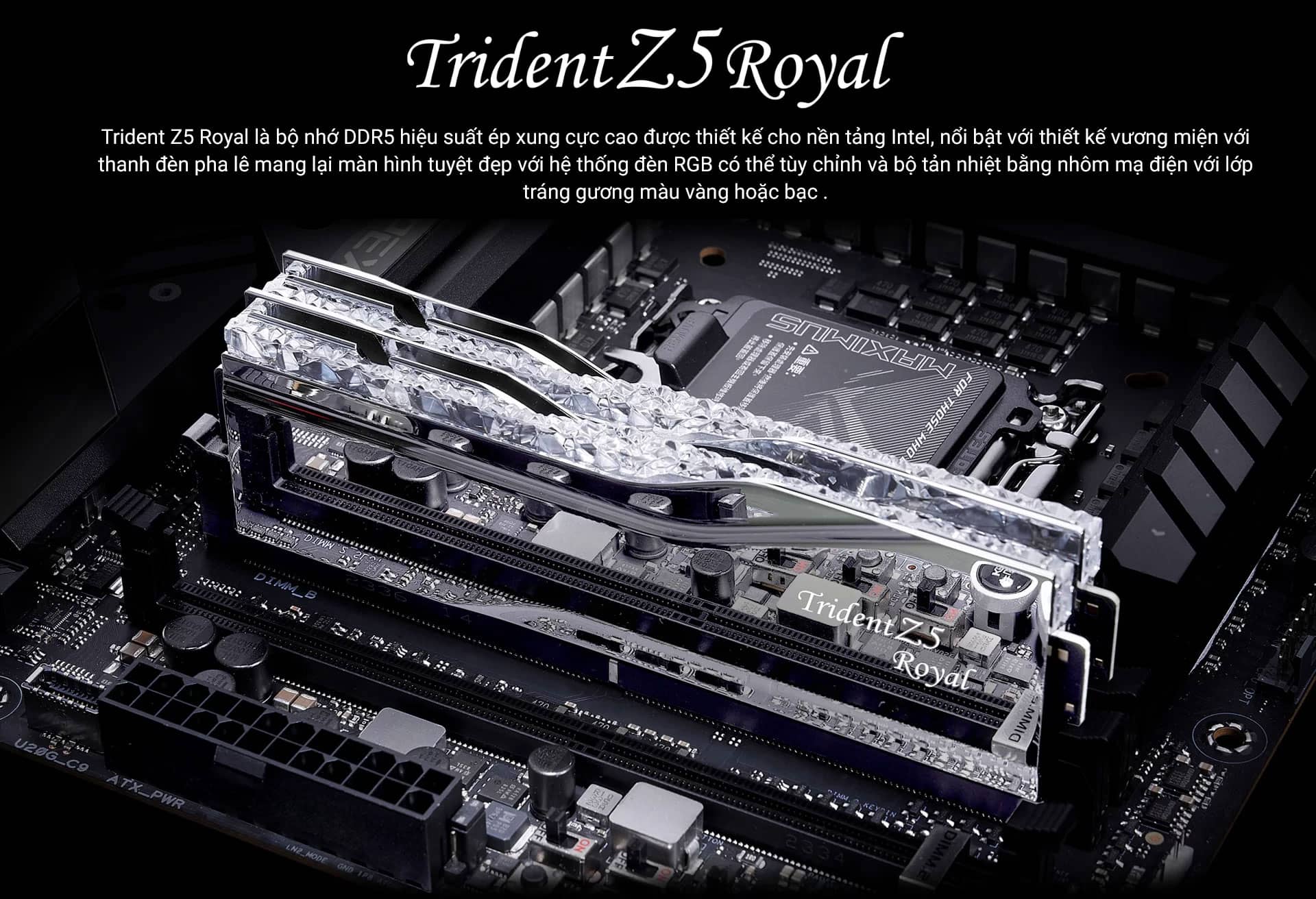 Ram Desktop Gskill Trident Z Royal RGB
