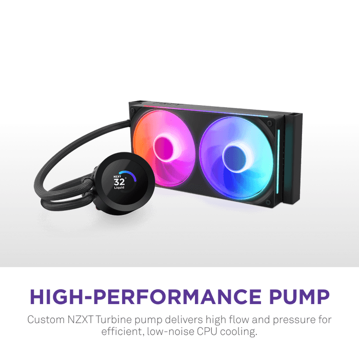 Tản nhiệt nước NZXT KRAKEN PLUS 240 V2 BLACK - 240MM