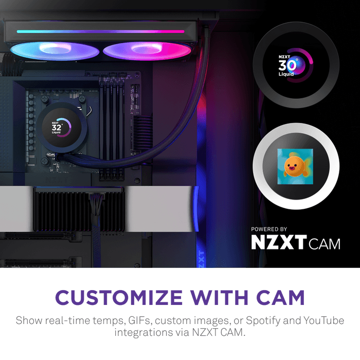 Tản nhiệt nước NZXT KRAKEN PLUS 240 V2 BLACK - 240MM 3