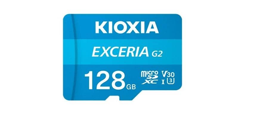 Thẻ nhớ Kioxia 128GB MicroSDXC Exceria G2 UHS-I C10 U3 (LMEX2L128GG4)