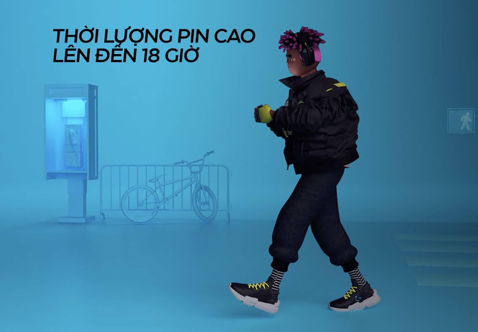 Tai nghe Logitech G435 LightSpeed Wireless Blue