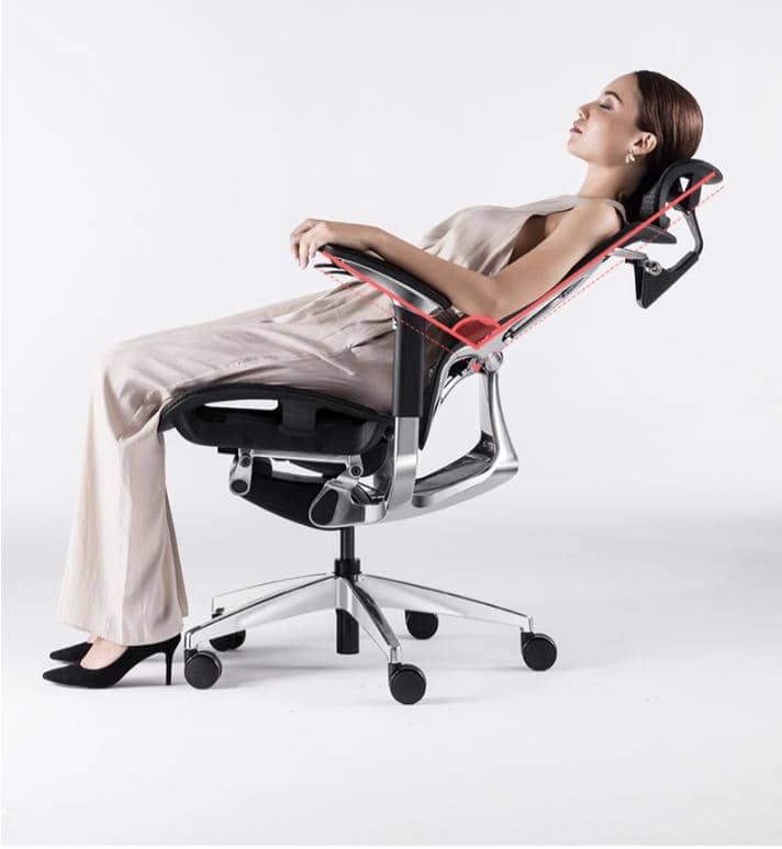 Ghế Công Thái Học GTChair Dvary Butterfly Pro - Trắng (Khung trắng, lưới trắng) 4