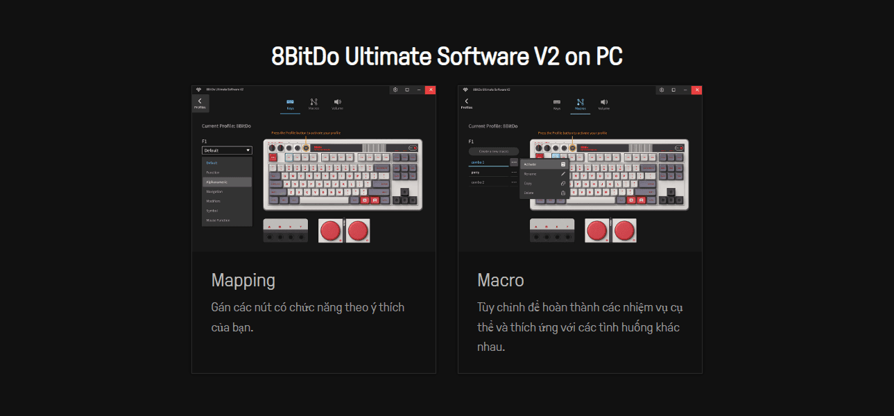 Bàn phím cơ 8BitDo Retro Mechanical Keyboard - N Edition 10