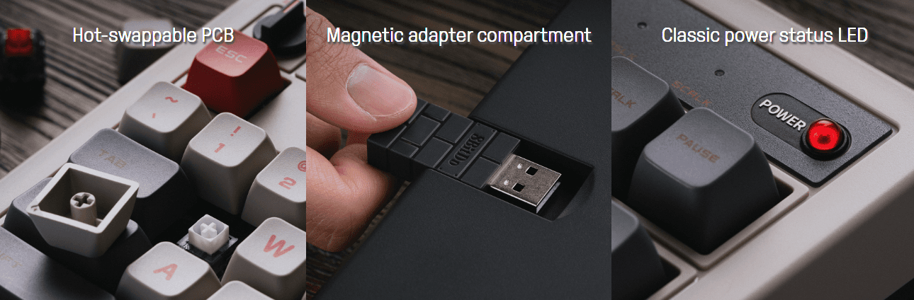 Bàn phím cơ 8BitDo Retro Mechanical Keyboard - N Edition 6