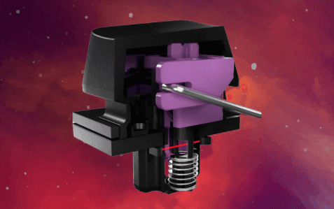 Bàn phím cơ quang Edra EK3104 Optical đen (USB/Rainbow/LK Blue sw) 2