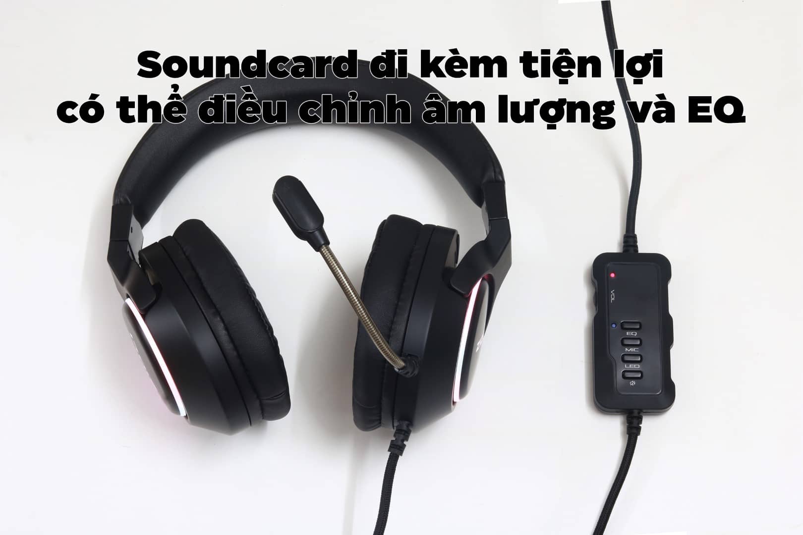 Tai nghe Gaming Zidli LH1 (7.1, USB, LED RGB)