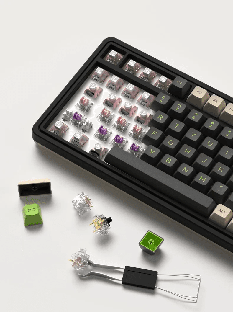 Bàn phím cơ FL-Esports CMK75SAM Lake Placid Blue 3 mode 5