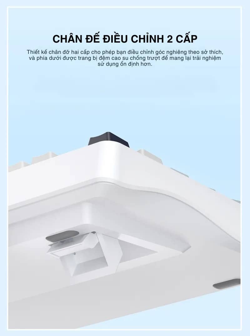 Bàn phím cơ gaming AULA S98 Pro (3 Mode/Xanh Dương+Trắng+Tím đậm/ Nimbus V3 switch) 16