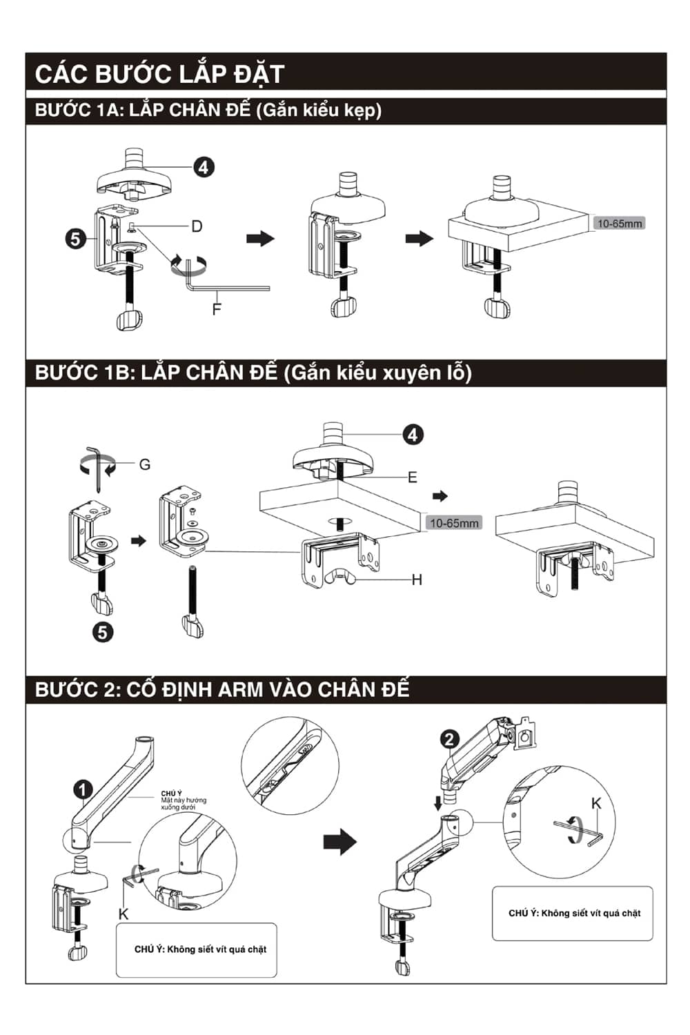 Giá treo màn hình WARRIOR WA-MH0803