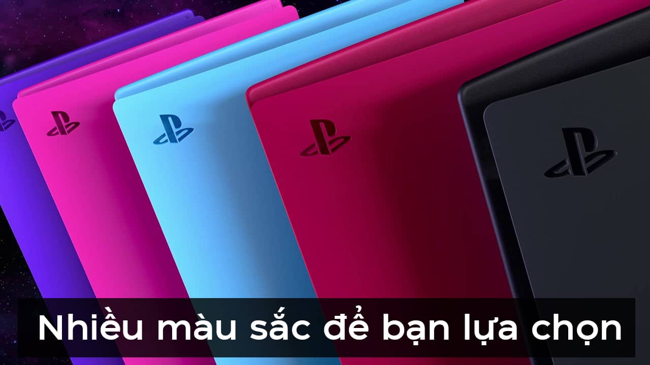 Vỏ ốp thay thế máy PS5 Galactic Purple 2