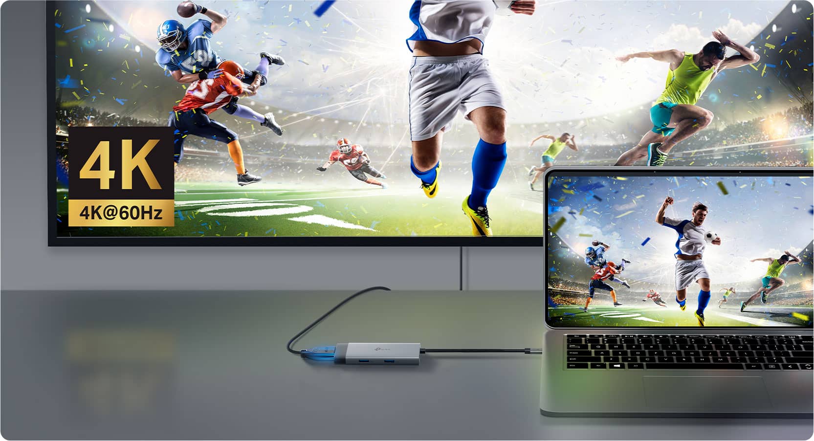 Bộ chuyển đổi Hub USB Type C 5 Cổng TP-Link UH5020C 2