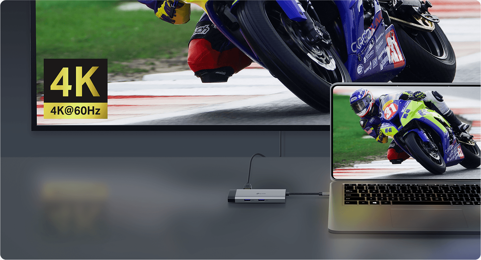 Bộ chuyển đổi Hub USB Type C 6 Cổng TP-Link UH6120C 5