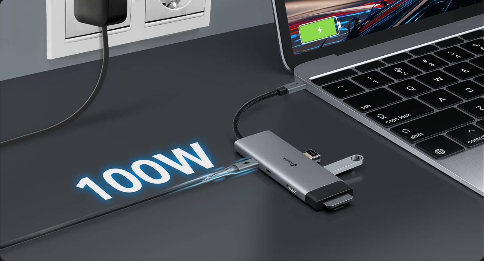 Bộ chuyển đổi Hub USB Type C 7 cổng TP-Link UH7020C 4