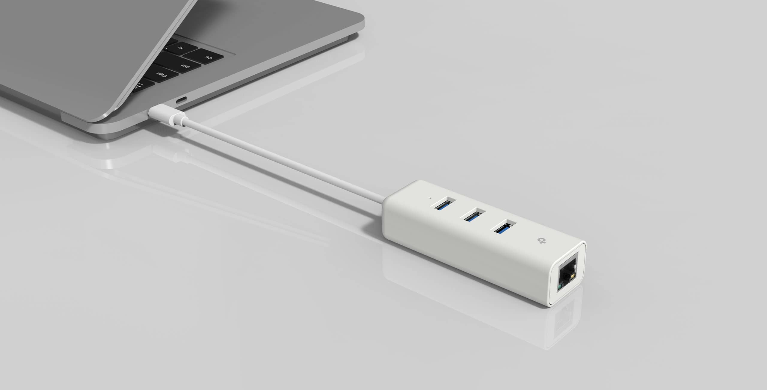 Bộ chuyển đổi USB Type C sang Lan Gigabit + 3 Cổng USB 3.0 TP-Link UE330C 2