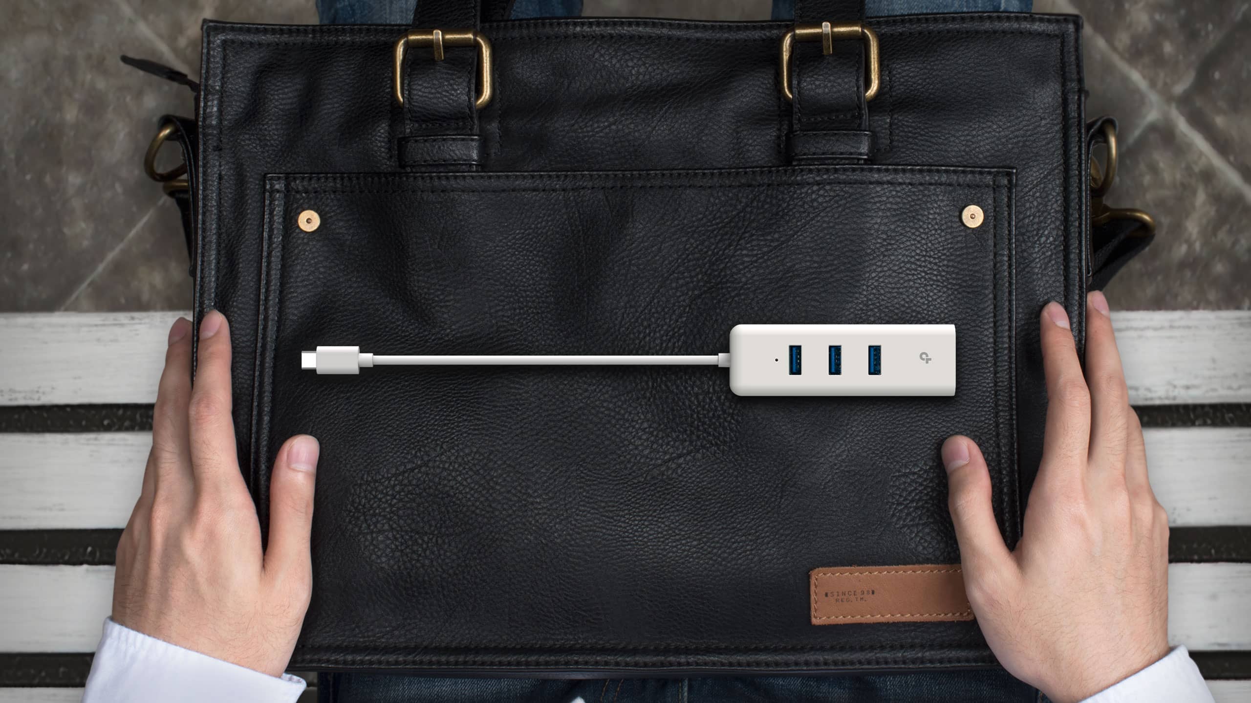 Bộ chuyển đổi USB Type C sang Lan Gigabit + 3 Cổng USB 3.0 TP-Link UE330C 4