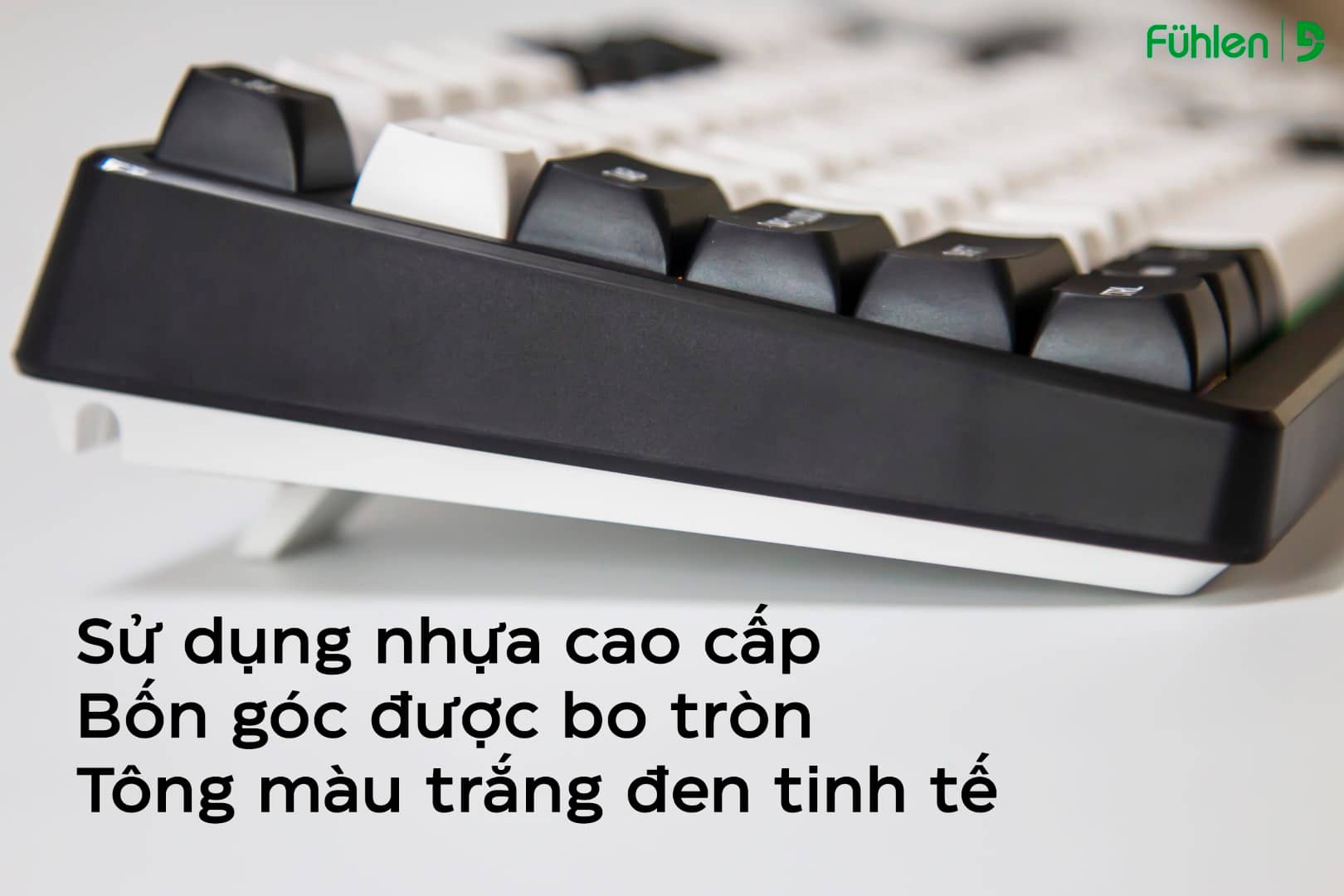 Bàn phím cơ không dây Fuhlen H95S Panda CSA Red Pro sw 1