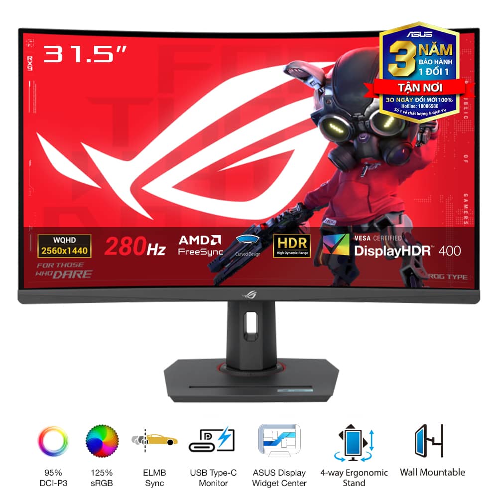 Màn hình Gaming ASUS ROG Strix XG32WCS