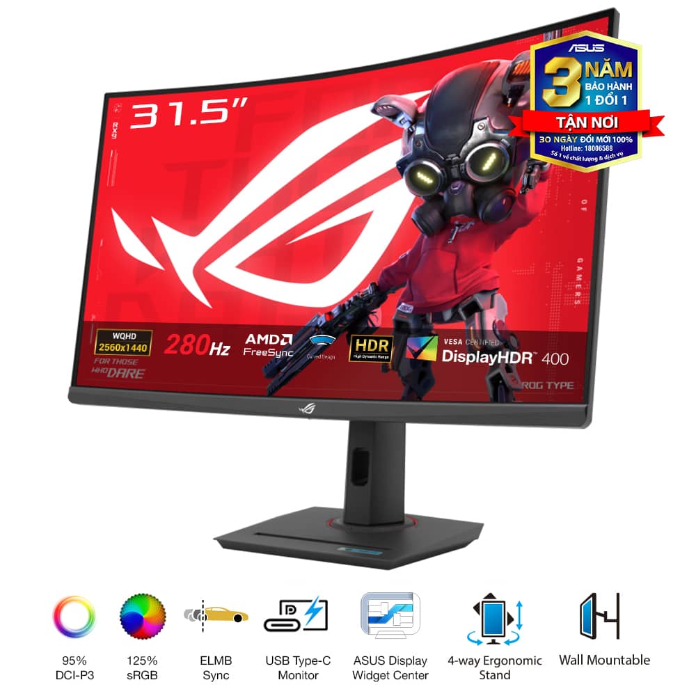 Màn hình Gaming ASUS ROG Strix XG32WCS