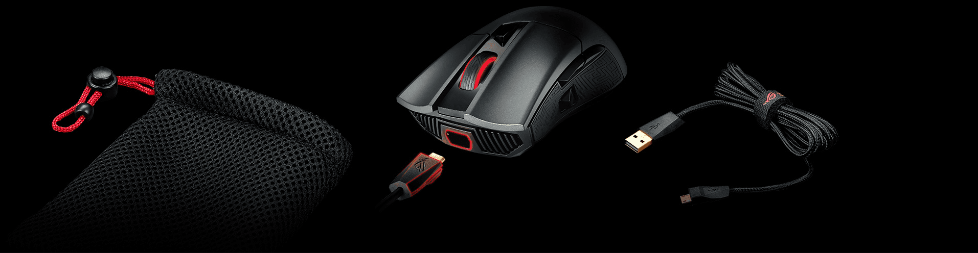 Chuột Asus ROG Gladius II (USB/RGB/màu đen) có thể mang đi mang lại dễ dàng