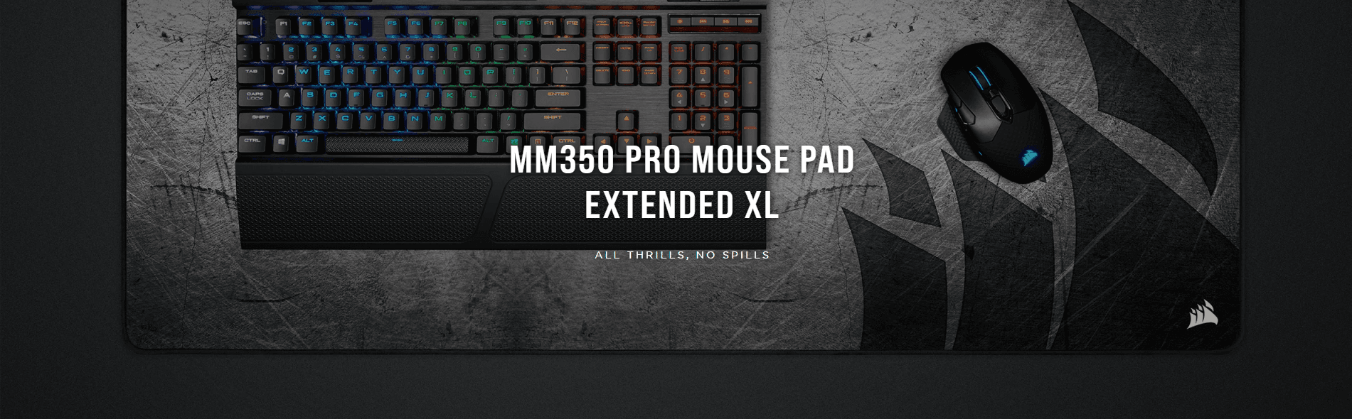 Giới thiệu Bàn di chuột Corsair MM350 PRO Extended XL/CH-9413771-WW (930 x 400 x 4mm)