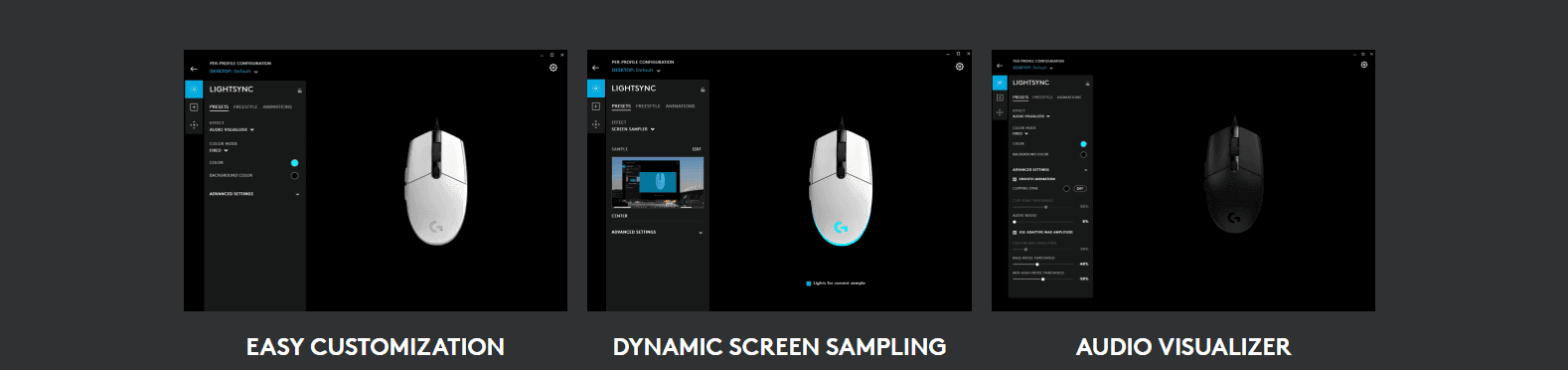 Chuột game Logitech G203 Blue (910-005798) (USB/RGB) 6