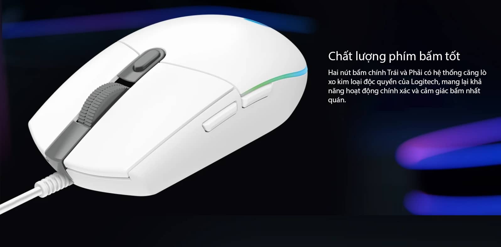 Chuột game Logitech G203 Blue (910-005798) (USB/RGB) 4