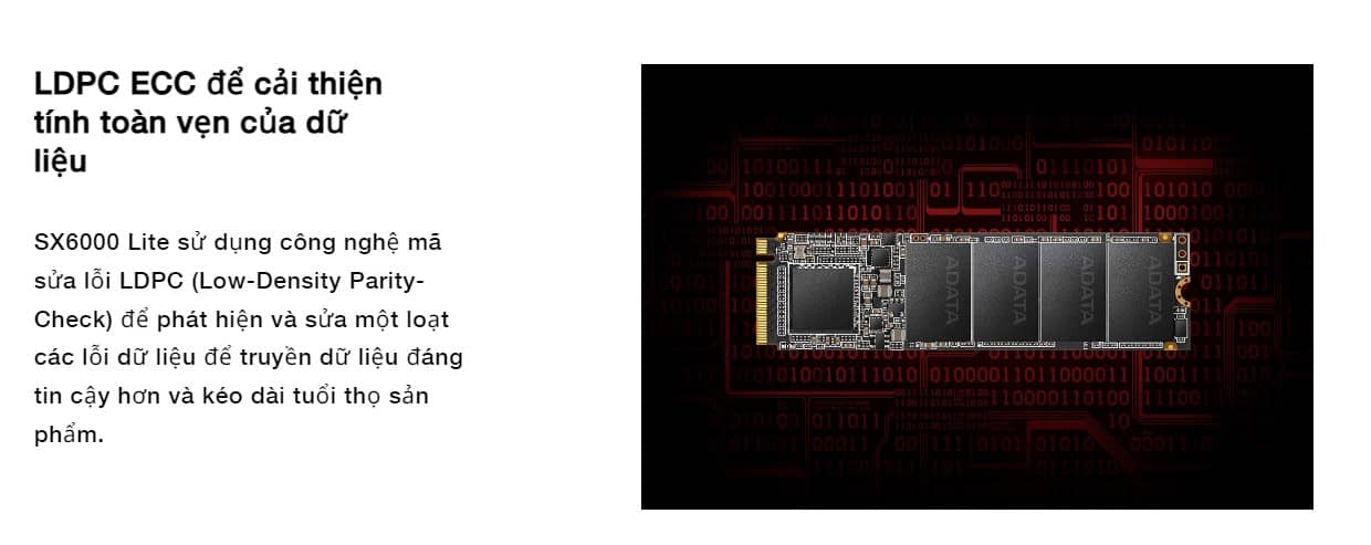 Ổ cứng SSD Adata SX6000NP Lite M.2 2280 PCIe NVMe Gen 3x4