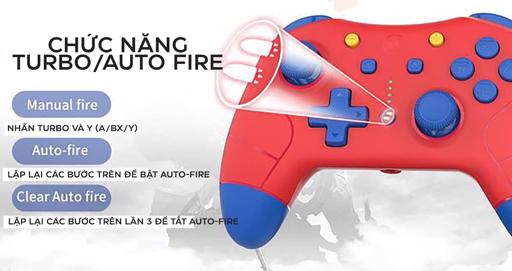 Tay cầm chơi game không dây IINE Pro Controller