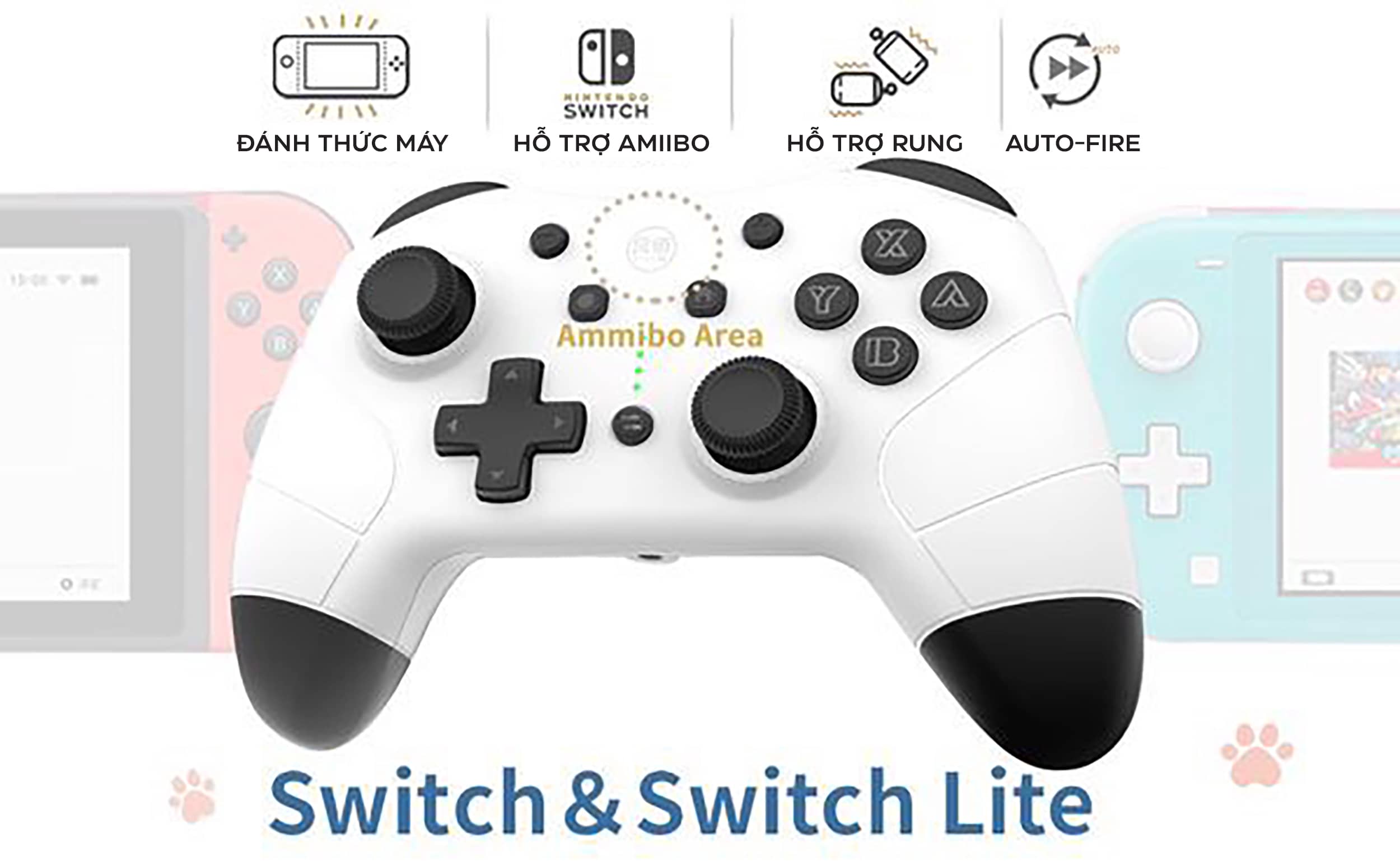 Tay cầm chơi game không dây IINE Pro Controller