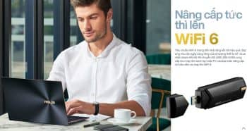 Card mạng không dây USB ASUS USB-AX56 chuẩn AX1800