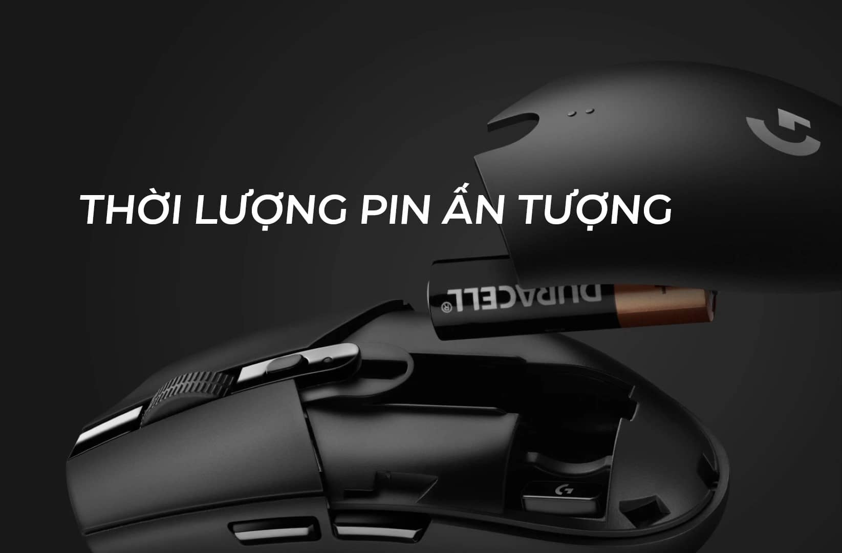 Chuột game không dây Logitech G304 Trắng (USB)