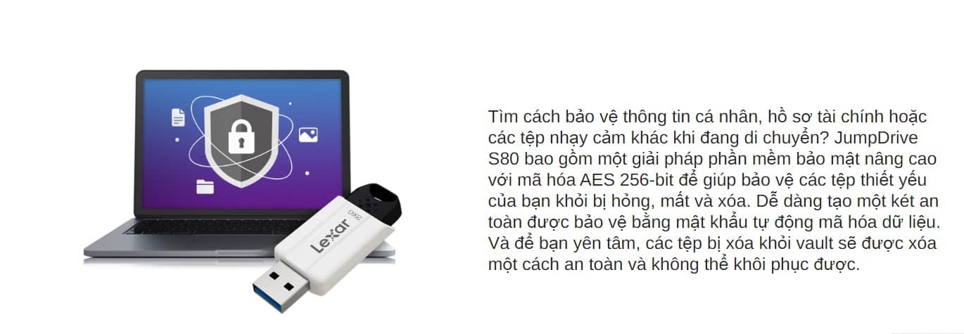 USB Lexar JumpDrive S80 USB 3.1