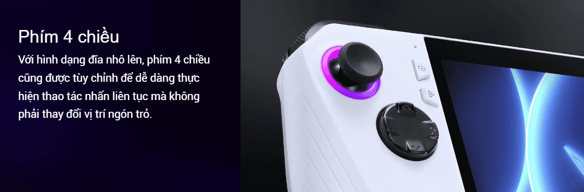 Máy chơi game cầm tay Asus ROG Ally - AMD Ryzen Z1 Extreme 32