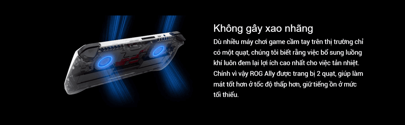 Máy chơi game cầm tay Asus ROG Ally - AMD Ryzen Z1 Extreme 20