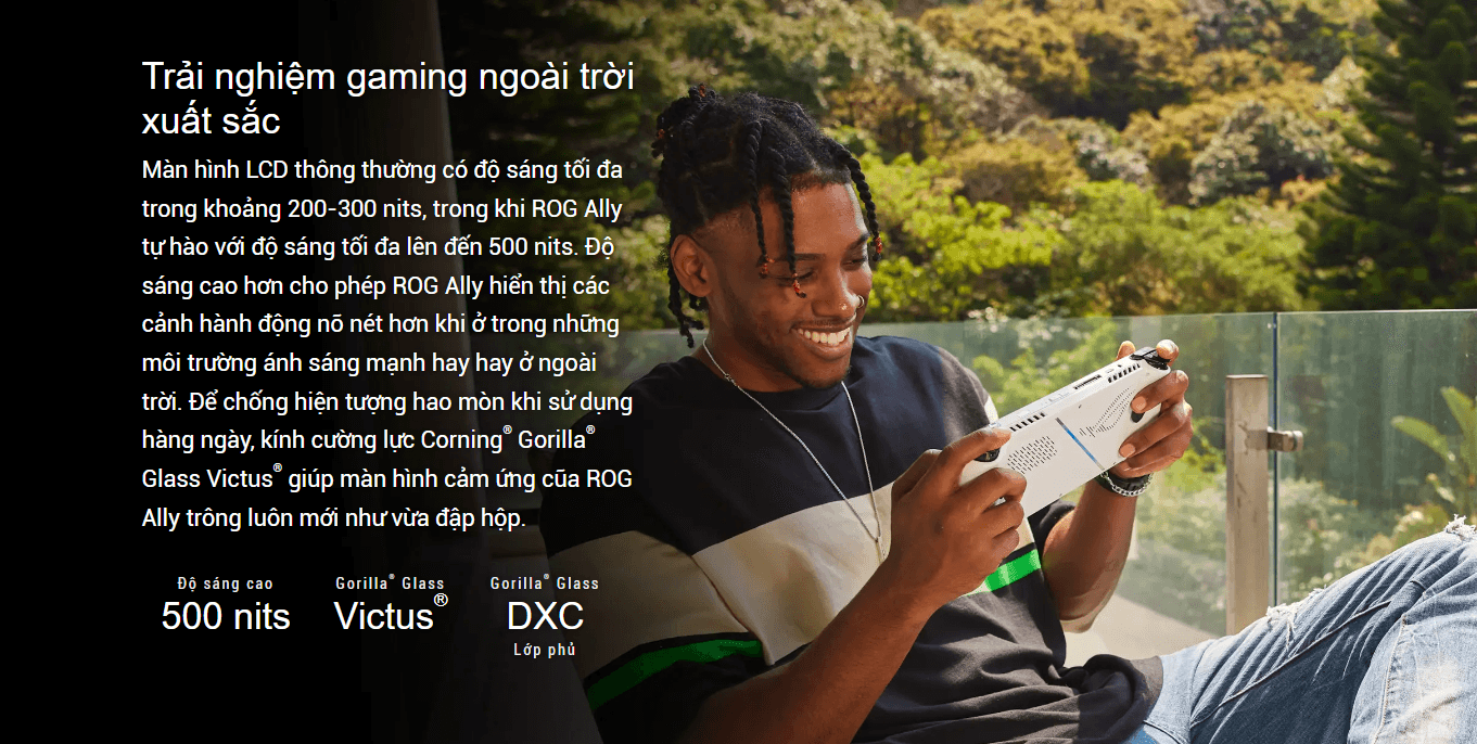 Máy chơi game cầm tay Asus ROG Ally - AMD Ryzen Z1 Extreme 34