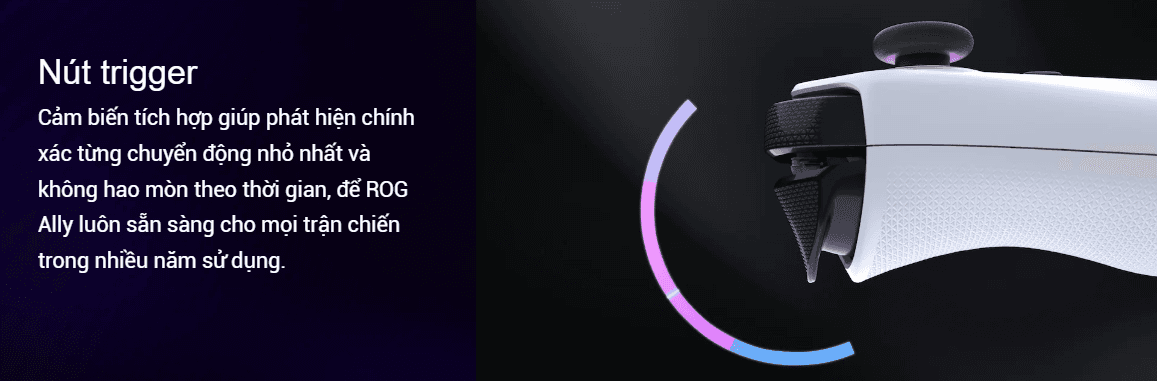 Máy chơi game cầm tay Asus ROG Ally - AMD Ryzen Z1 Extreme 8