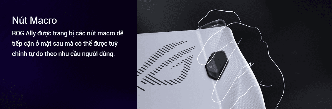 Máy chơi game cầm tay Asus ROG Ally - AMD Ryzen Z1 Extreme 10