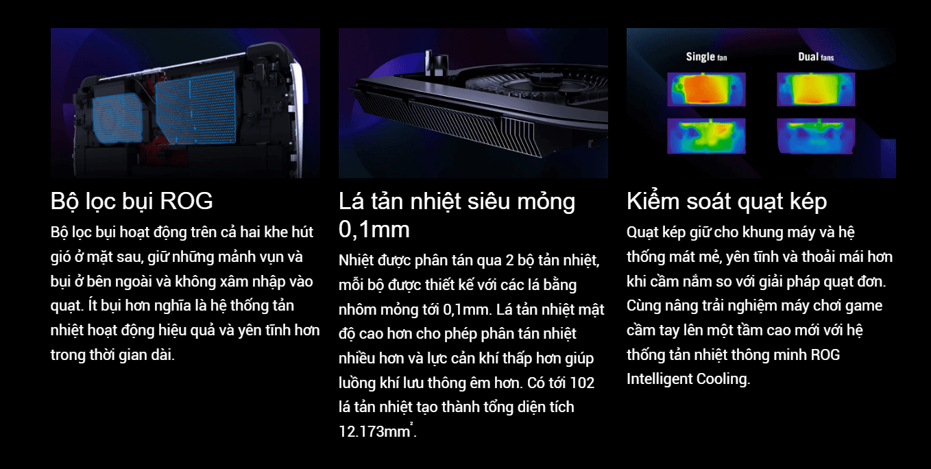 Máy chơi game cầm tay Asus ROG Ally - AMD Ryzen Z1 21