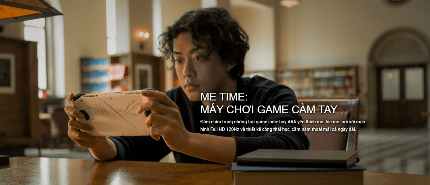 Máy chơi game cầm tay Asus ROG Ally - AMD Ryzen Z1 21