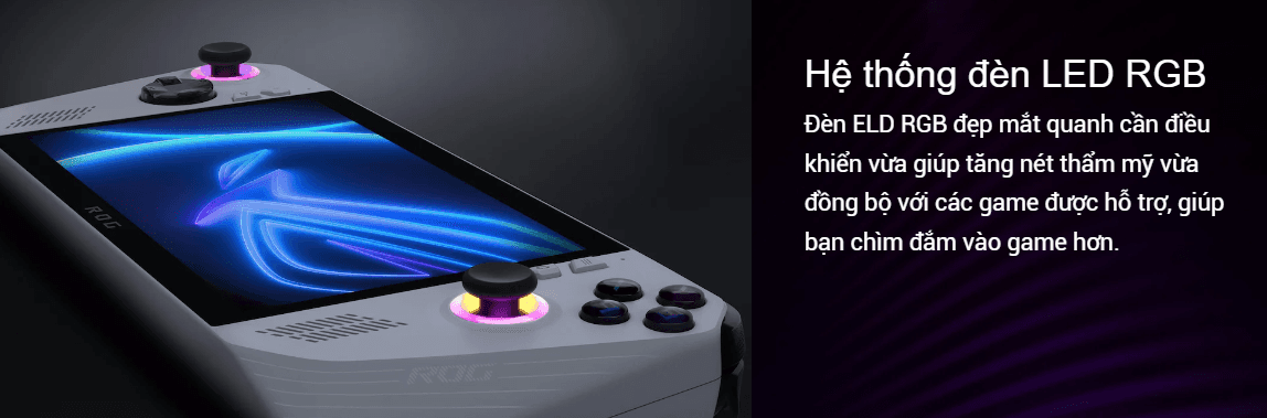 Máy chơi game cầm tay Asus ROG Ally - AMD Ryzen Z1 27