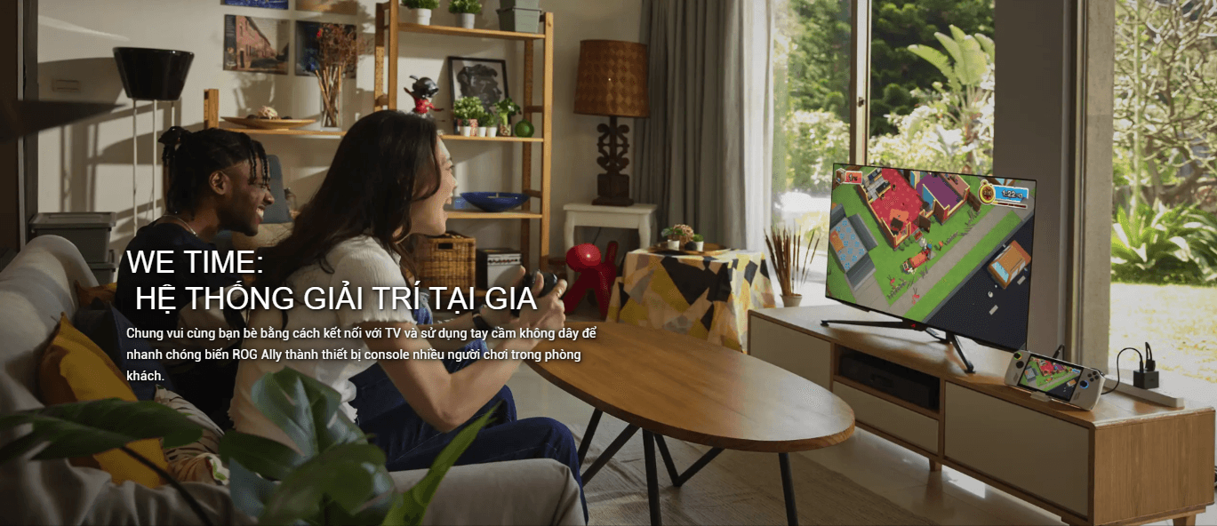 Máy chơi game cầm tay Asus ROG Ally - AMD Ryzen Z1 3