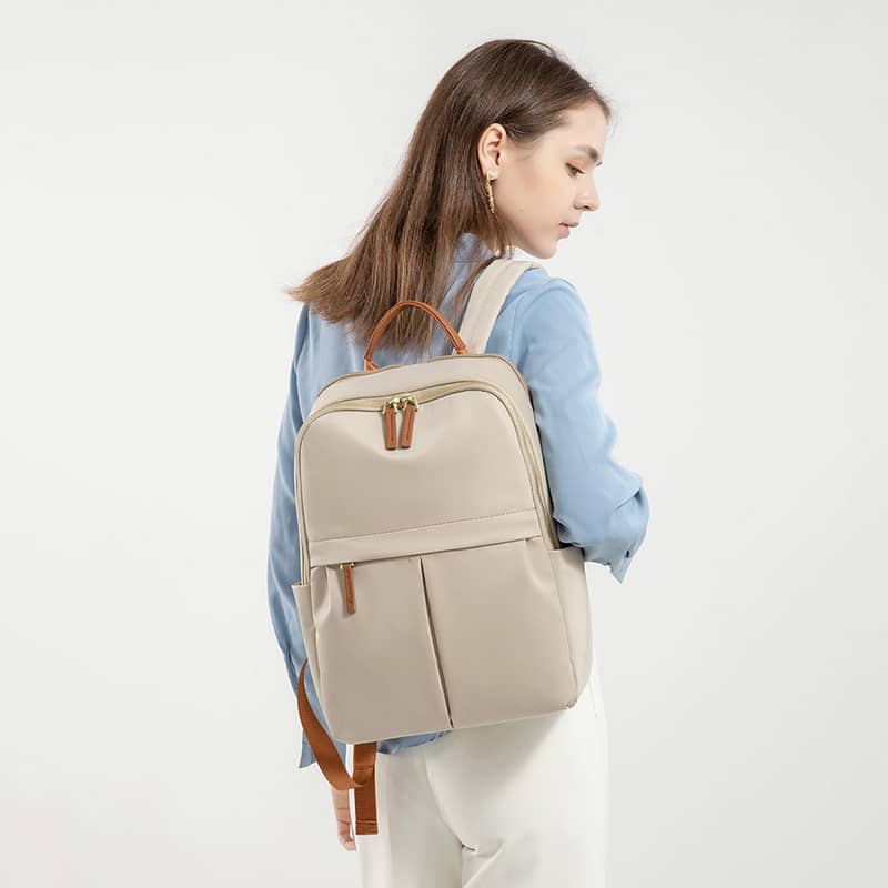 Balo laptop nữ thời trang 14 inch GUBAG GB-BL72 Màu be